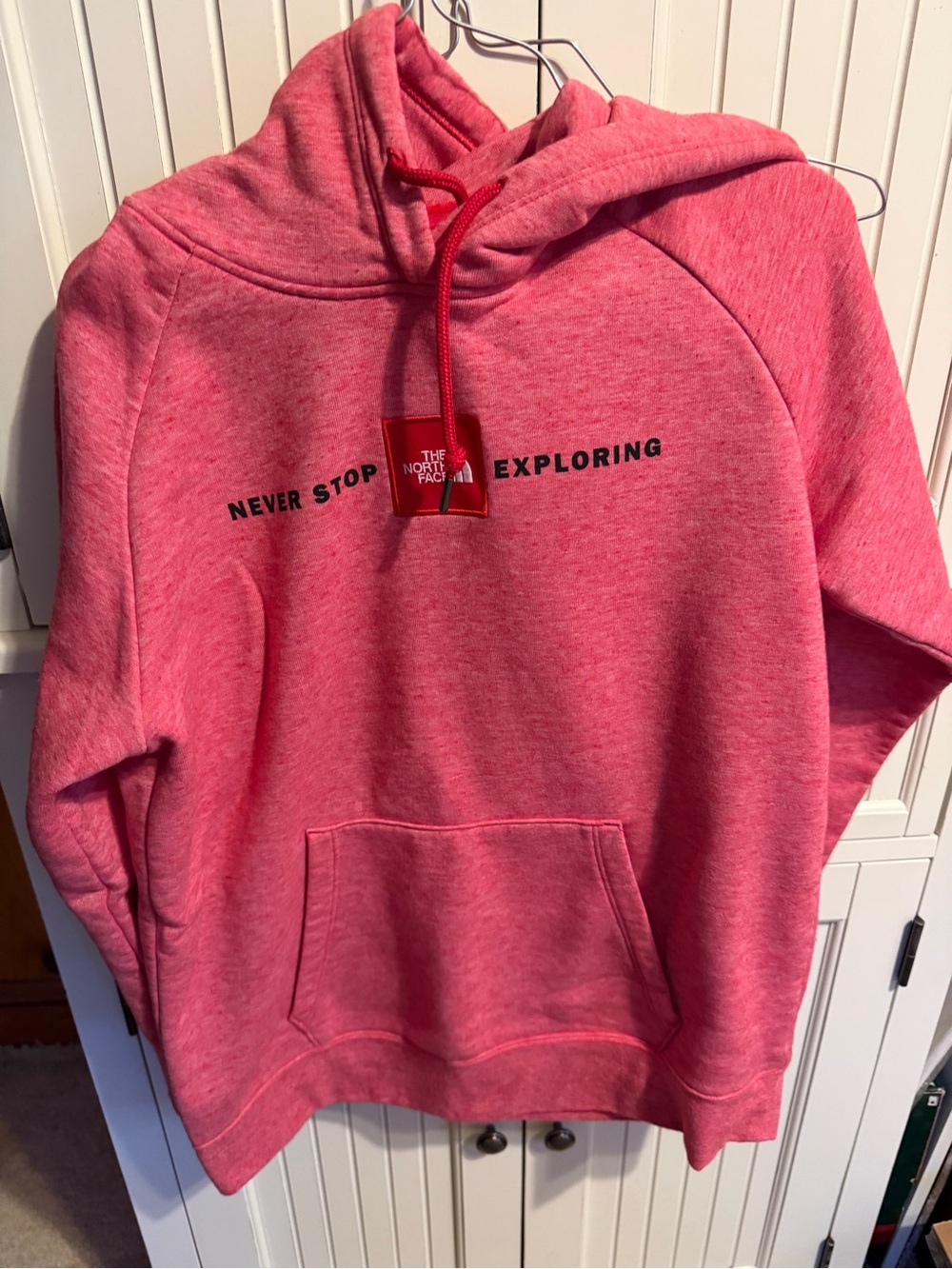The North Face  Pink 'Never Stop Exploring' Hoodie